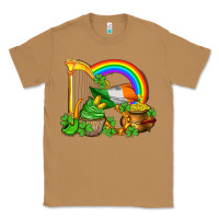 St Patricks Day  Rainbow Shamrocks Classic Tee | Teevron