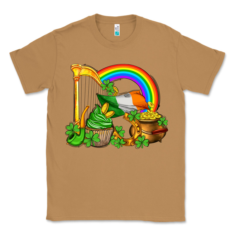 St Patricks Day  Rainbow Shamrocks Classic Tee by AdoDesignShop | Teevron