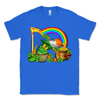 True Royal st patricks day  rainbow shamrocks Classic Tee - AdoDesignShop