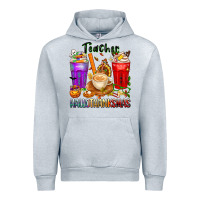 Heather Grey hallothanksmas teacher Urban Hoodie - texasbilliewilder