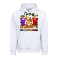 White hallothanksmas teacher Urban Hoodie - texasbilliewilder
