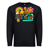 Black hello first grade Premium Sweatshirt - NancyCooperArtShop