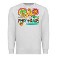 Hello First Grade Premium Sweatshirt | Teevron