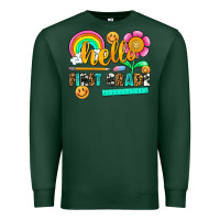 Sports Green hello first grade Premium Sweatshirt - NancyCooperArtShop