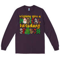 Plum wishing you a magical season Long Sleeve Tee - AdoDesignShop