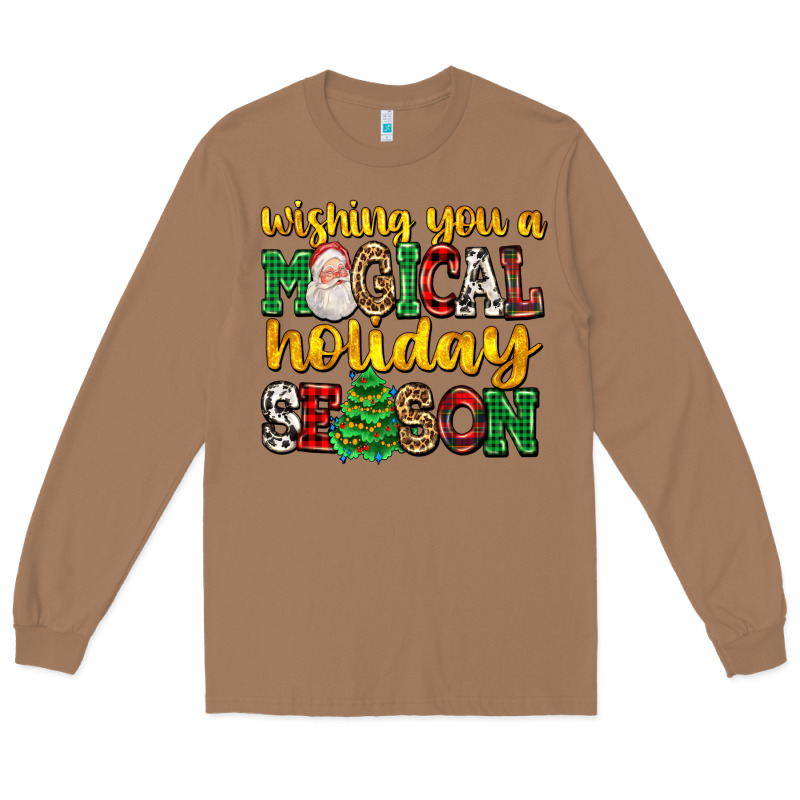 Wishing You A Magical Season Long Sleeve Tee by AdoDesignShop | Teevron