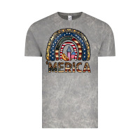 Cloud Rock merica rainbow Vintage Tee - CowhideDigitalArt