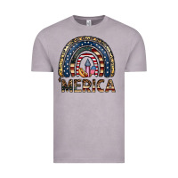 Vintage Zinc merica rainbow Vintage Tee - CowhideDigitalArt