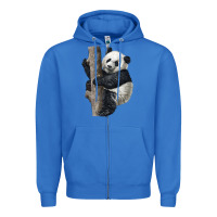 True Royal Giant Panda Zipper Hoodie - LillyAllenDesigns