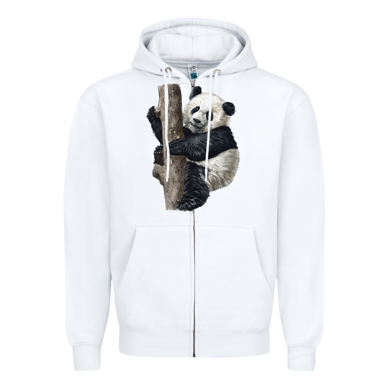 Giant Panda Zipper Hoodie by LillyAllenDesigns | Teevron