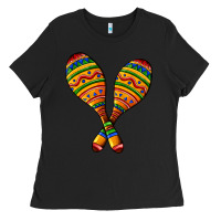 Black mexican maracas Ladies Tee - AdoDesignShop