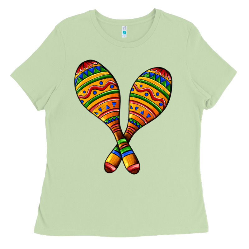 Mexican Maracas Ladies Tee by AdoDesignShop | Teevron