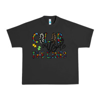 Pigment Black color outside the lines Urban Heavy Tee - CowhideDigitalArt