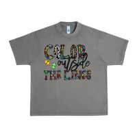 Tornado color outside the lines Urban Heavy Tee - CowhideDigitalArt