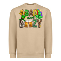 Mushroom Bad and boozy st. patricks day Heavyweight Sweatshirt - Neo Western