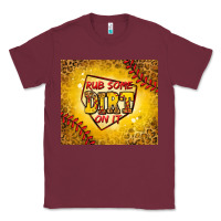 Burgundy rub some dirt on it softball Classic Tee - Jasminsmagicworld