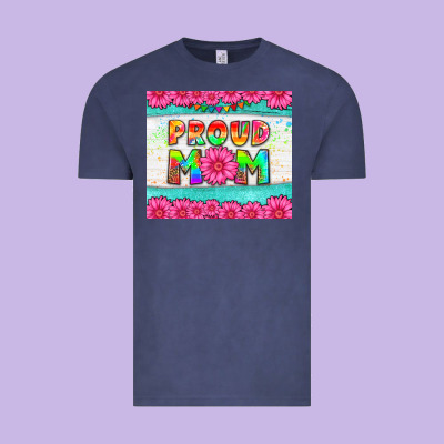 Proud Mom Vintage Tee Designed By Hra Design Shop