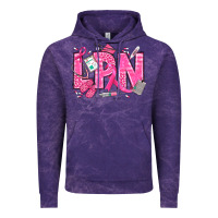 Cloud Purple Breast Cancer LPN Licensed Practical Nurse Vintage Hoodie - texasbilliewilder