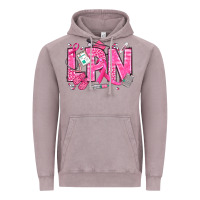 Vintage Zinc Breast Cancer LPN Licensed Practical Nurse Vintage Hoodie - texasbilliewilder