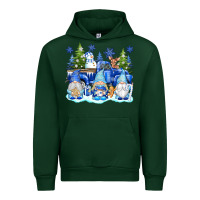 Forest Green snow gnome truck Urban Hoodie - texasbilliewilder