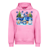 Fuchsia Pink snow gnome truck Urban Hoodie - texasbilliewilder