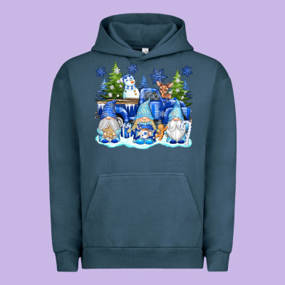Snow Gnome Truck Urban Hoodie Designed By Texasbilliewilder