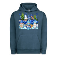 Pigment Midnight Navy snow gnome truck Urban Hoodie - texasbilliewilder