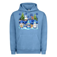 Pigment Pebble Blue snow gnome truck Urban Hoodie - texasbilliewilder