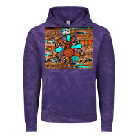 Cloud Purple turkey Vintage Hoodie - JahusDesignShop