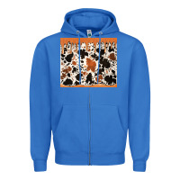 True Royal cowhide dripping glitter tumbler Zipper Hoodie - Jasminsmagicworld
