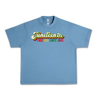 Pebble Blue juneteenth free ish since 1865 Urban Heavy Tee - HRA Design Shop