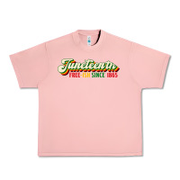 Salmon juneteenth free ish since 1865 Urban Heavy Tee - HRA Design Shop