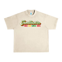 Sandshell juneteenth free ish since 1865 Urban Heavy Tee - HRA Design Shop