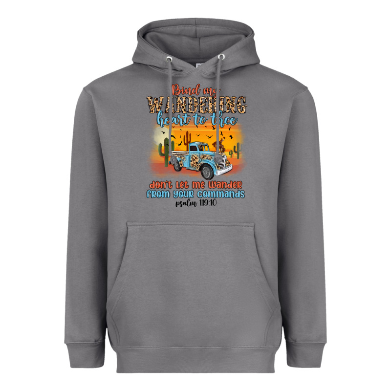 Bind My Wandering Heart To Thee Heavyweight Hoodie by MaliasSmallBusiness | Teevron