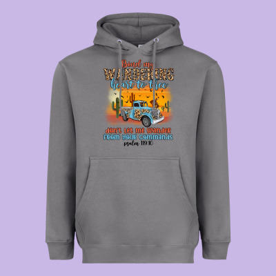 Bind My Wandering Heart To Thee Heavyweight Hoodie Designed By Maliassmallbusiness