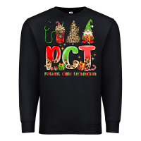Black pct patient care technician christmas Premium Sweatshirt - MaliasSmallBusiness