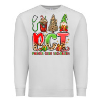 Dove Grey pct patient care technician christmas Premium Sweatshirt - MaliasSmallBusiness