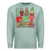 Seafoam pct patient care technician christmas Premium Sweatshirt - MaliasSmallBusiness