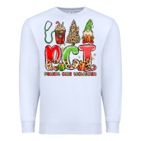 White pct patient care technician christmas Premium Sweatshirt - MaliasSmallBusiness
