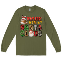 Army Green made in santa claus ado Long Sleeve Tee - AdoDesignShop