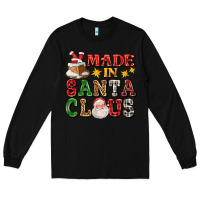 Black made in santa claus ado Long Sleeve Tee - AdoDesignShop