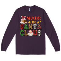 Plum made in santa claus ado Long Sleeve Tee - AdoDesignShop