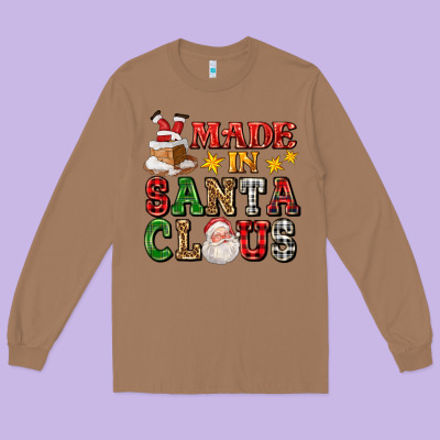 Made In Santa Claus Ado Long Sleeve Tee Designed By Adodesignshop