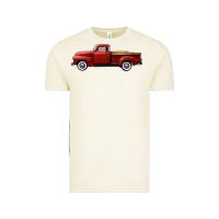Vintage Arctic western red truck right side view Vintage Tee - FaDigitalArtStudio