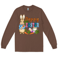 Chestnut easter bunny egg and carrots Long Sleeve Tee - AdoDesignShop