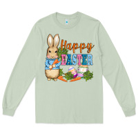 Matcha easter bunny egg and carrots Long Sleeve Tee - AdoDesignShop