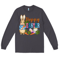 Smoke easter bunny egg and carrots Long Sleeve Tee - AdoDesignShop