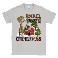 Moon Dust small town christmas with barn and cactus Classic Tee - AdoDesignShop