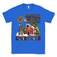 True Royal small town christmas with barn and cactus Classic Tee - AdoDesignShop