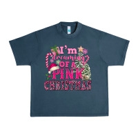 Midnight Navy I Am Dreaming Of A Pink Christmas Urban Heavy Tee - FaDigitalArtStudio